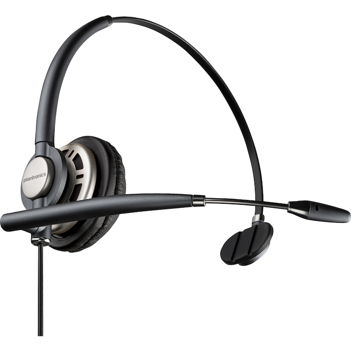 Over the Ear Poly EncorePro HW710 fejhallgató, vezetékes, hordtáska, fekete, 0,89 m