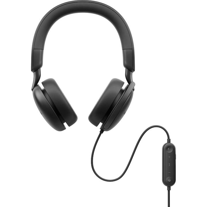 Слушалки Dell WH5024, Over the ear, Кабелни, Черни, 2м