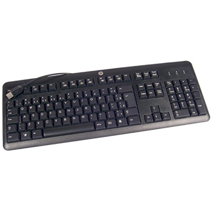 Tastatura HP 672647-223, Full-size, Membrana, Negru, USB