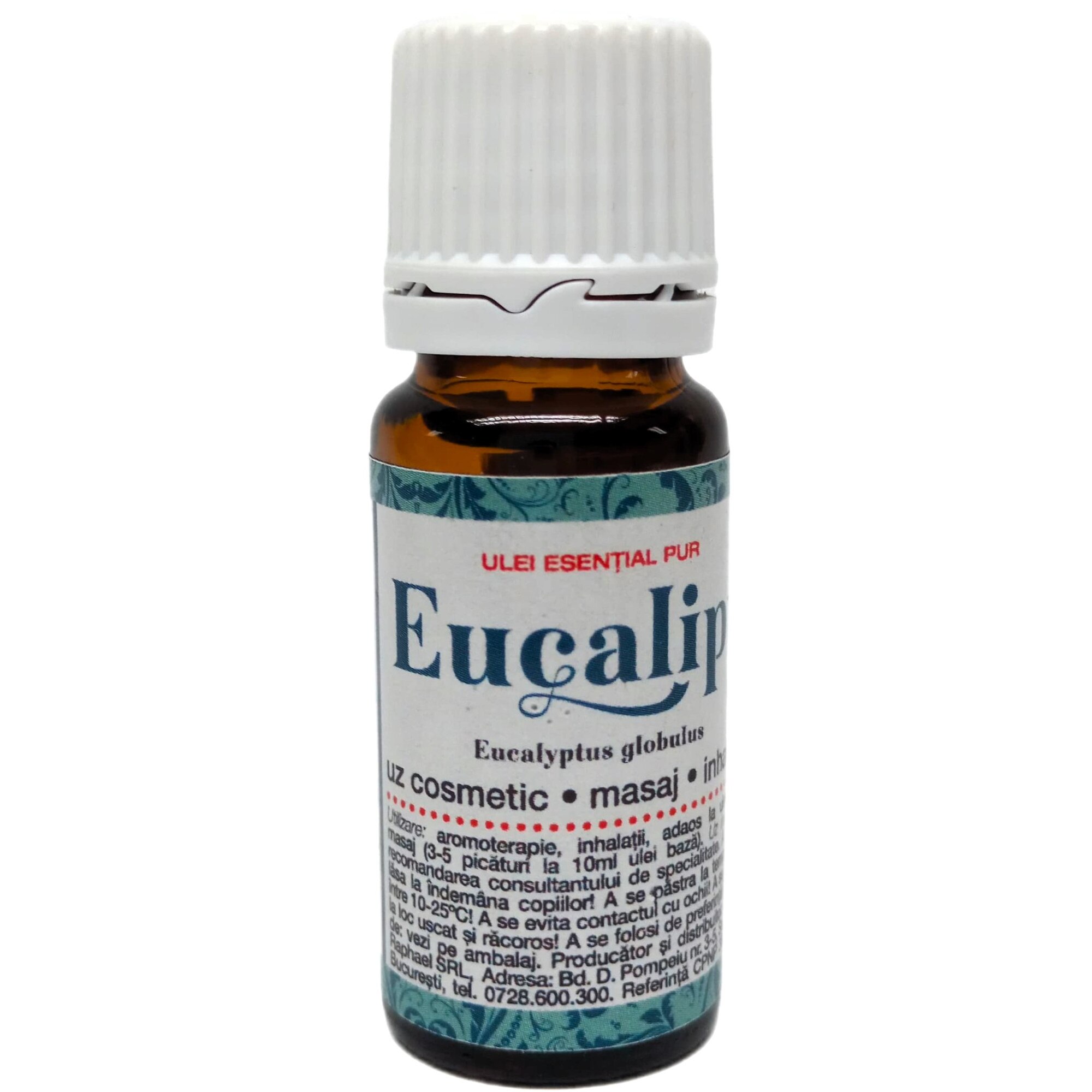 Ulei esential de eucalipt (Eucaliptus globulus) pur, 10ml, Steaua Divina