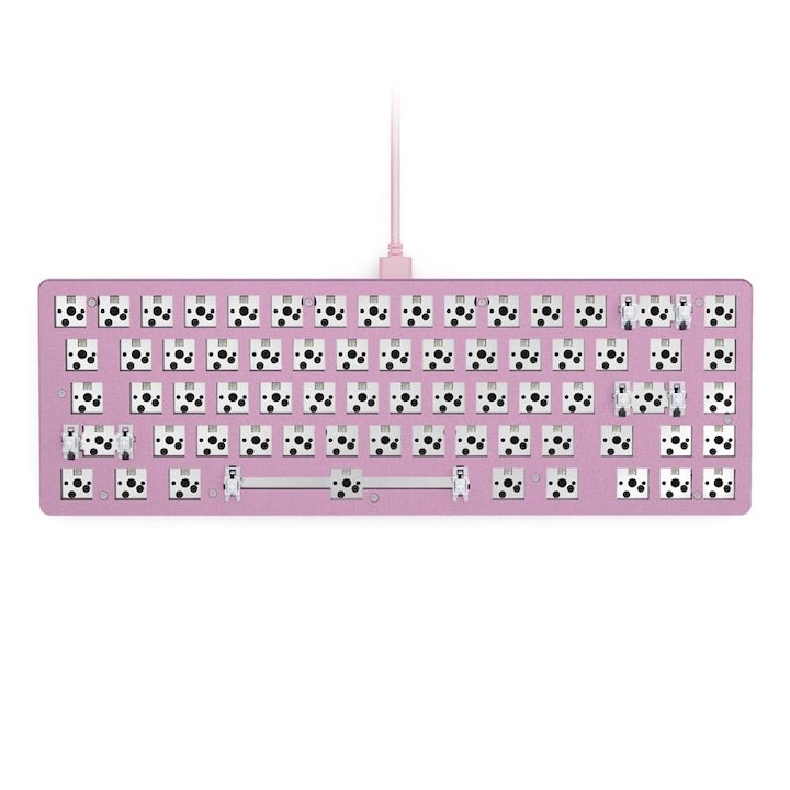 Tastatura mecanica glorios GMMK 2 Compact Barebone-Roz