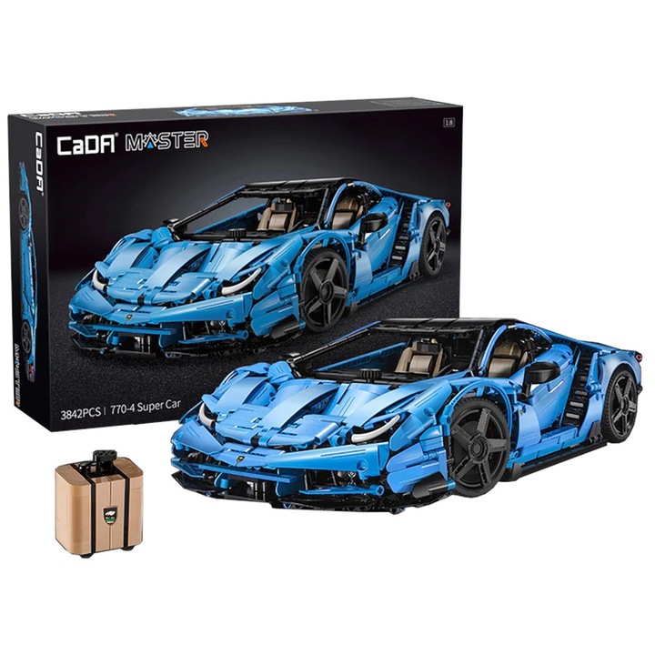 Състезателна кола CADA Master Construction Set, 3842 части, 58x39x16cm