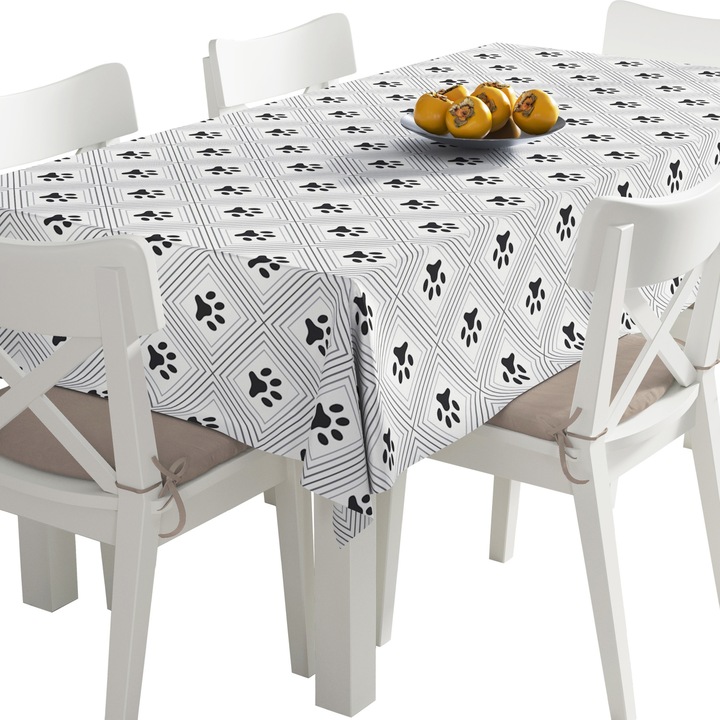 Abrosz, Kutya mancs 5, Poliészter, Téglalap, Méret: 140 x 350 cm, TDX009-2/350