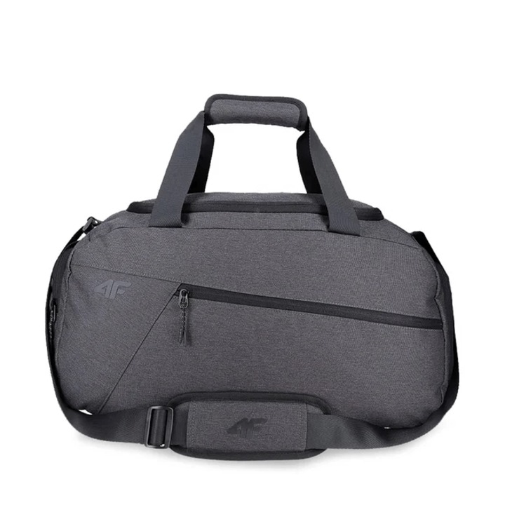 Sporttáska, 4F, poliészter, rekeszes, 25L, fekete, 47x24x25 cm