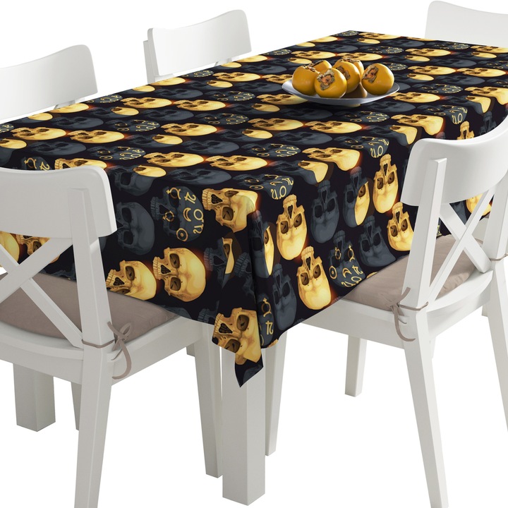 Abrosz, koponya 4, poliészter, téglalap, méret: 140 cm x 350 cm, TDX033/350