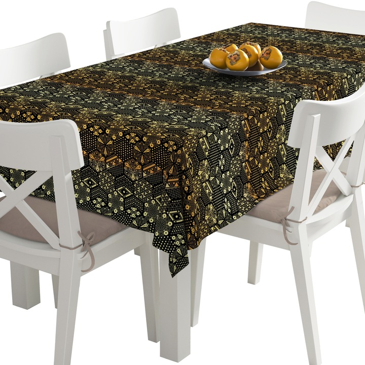 Abrosz, geometrikus 11, poliészter, téglalap, méret: 140 cm x 240 cm, TDX070/240