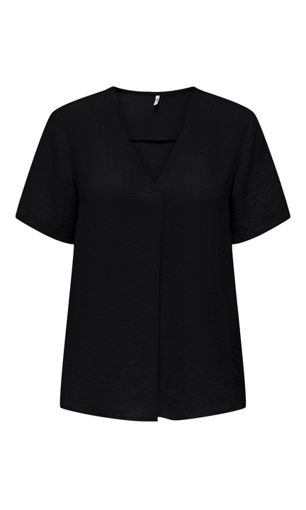 JDYDIVYA rövid ujjú blúz, Fekete