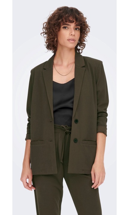 Elegáns női kabát Jacqueline de Yong, 4016, szintetikus, Barna