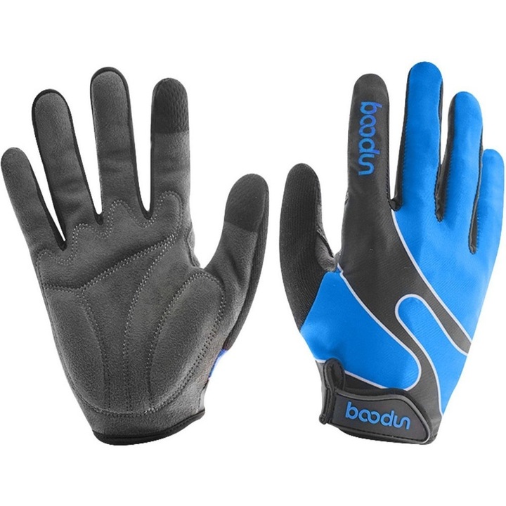 Амортисьорни спортни ръкавици, зимни, сини, размер XL, мъжки