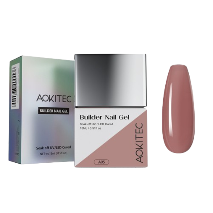 Gel Constructie Unghii AOKITEC, 15ml, Cruelty-Free