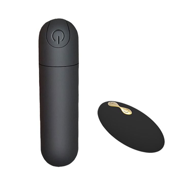 FairyKiss vibrátor, vezeték nélküli távirányítóval, vízálló, fekete, egy méretben