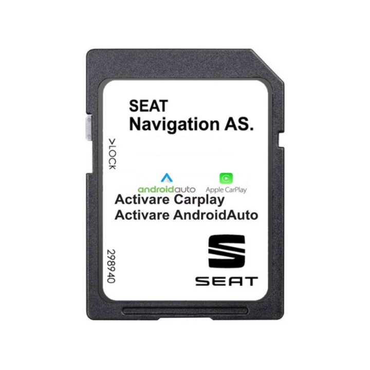 SD card activare SEAT FullLink, Apple CarPlay Andorid Auto navigatie SEAT Leon Ateca Arona Tarraco Toledo