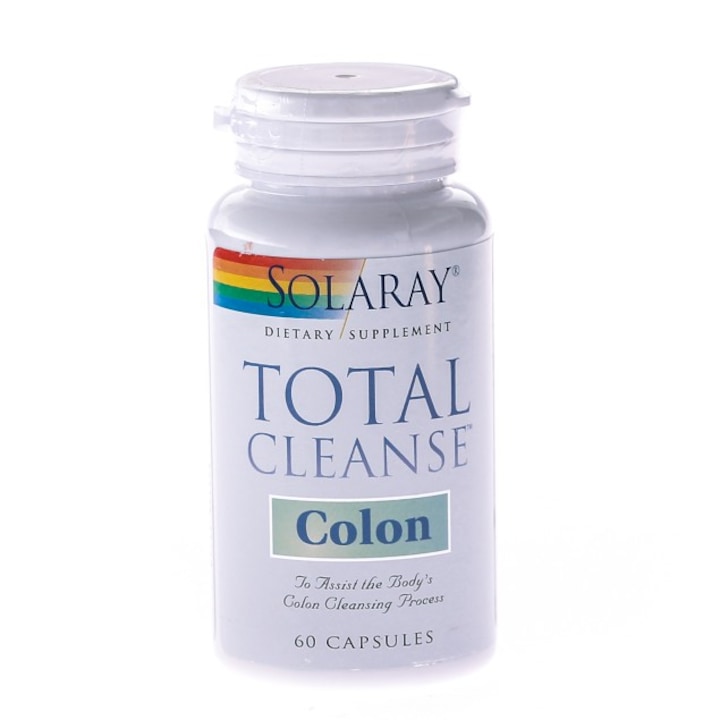 Supliment alimentar Total Cleanse Colon Solaray, 60 capsule, Secom