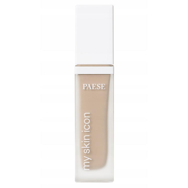 Fond de ten Paese My Skin Icon, efect mat satinat, rezistent, Porcelain, 33ml