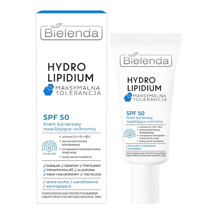 Arckrém, Bielenda Hydro Lipidium, SPF 50, 30ml