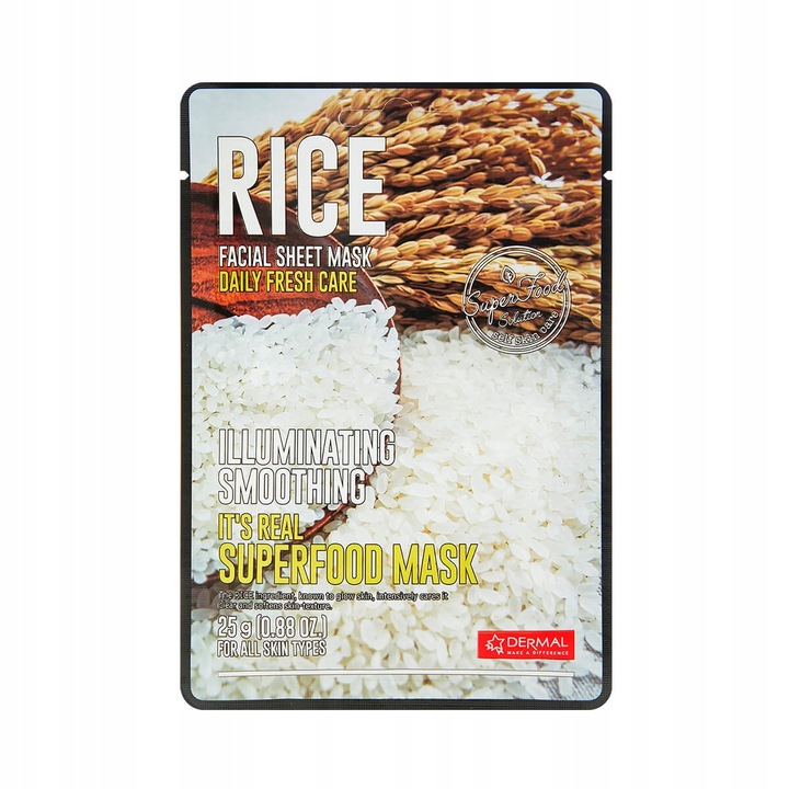 Masca ten Dermal It's Real Superfood, 25ml