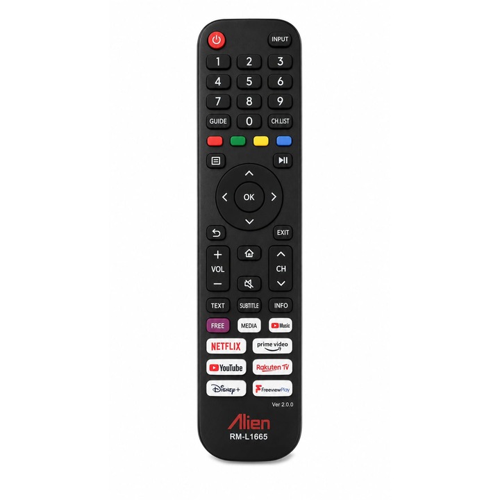 Telecomanda TV Compatibila Vortex Smart, Nei 32NE4900, DIAMANT-HORIZON 40HL4330F/C, Hisense