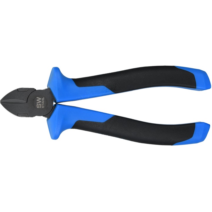 SW-Stahl csípőfogó, 160 mm, kétkomponensű nyél, csúszásgátló, króm-vanádium acél