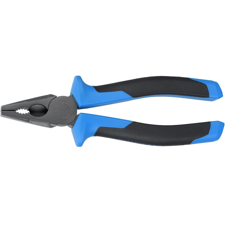 Kombinált fogó SW-Stahl, 180 mm, kétkomponensű nyél, csúszásgátló