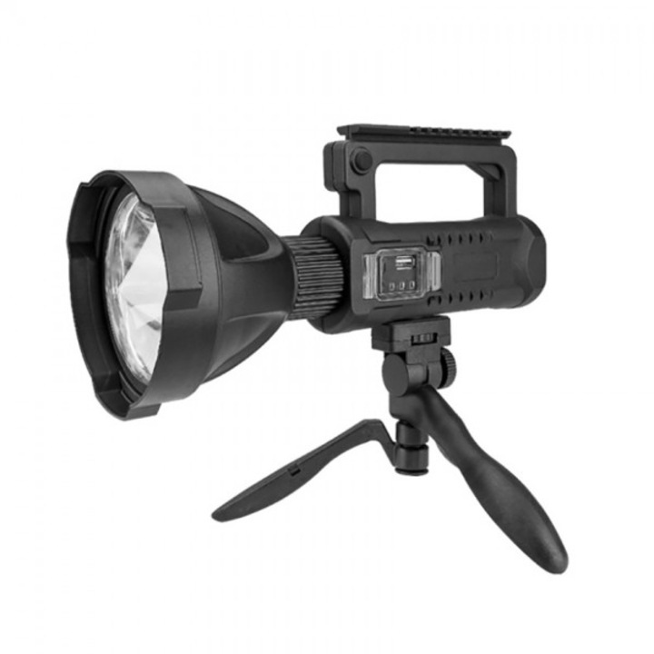 LED фенер със статив 15W, Powerbank, W590, черен