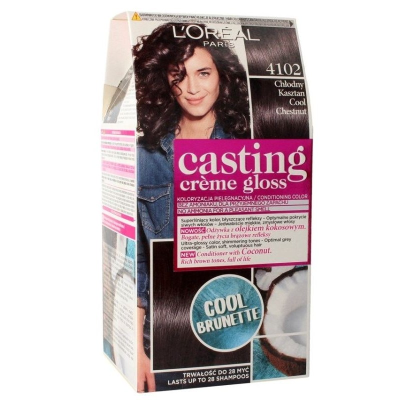 Vopsea de par, L'Oreal Paris Casting Creme Gloss,b28 spalari, 4102