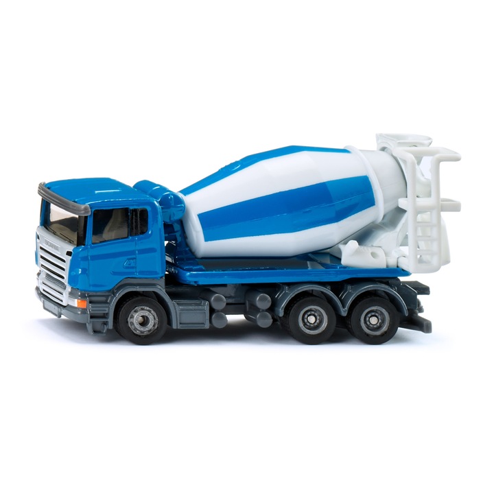Betoniera Scania Siku la scara 1:87 lungime 9,5 cm