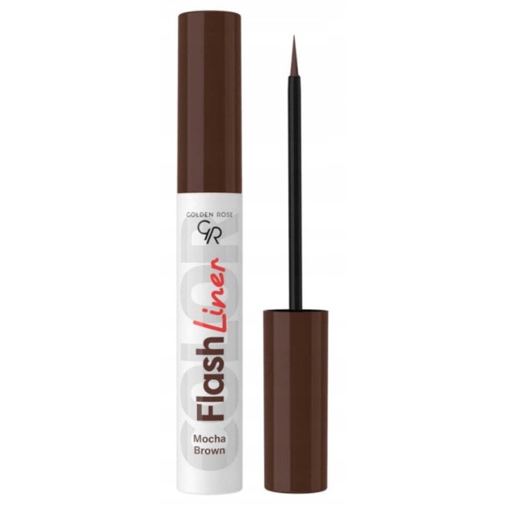Eyeliner lichid Flash Liner Golden Rose Mocha Brown