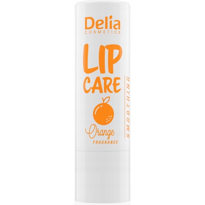 Balsam de buze, Delia Cosmetics, LipCare, portocaliu, 4.9g
