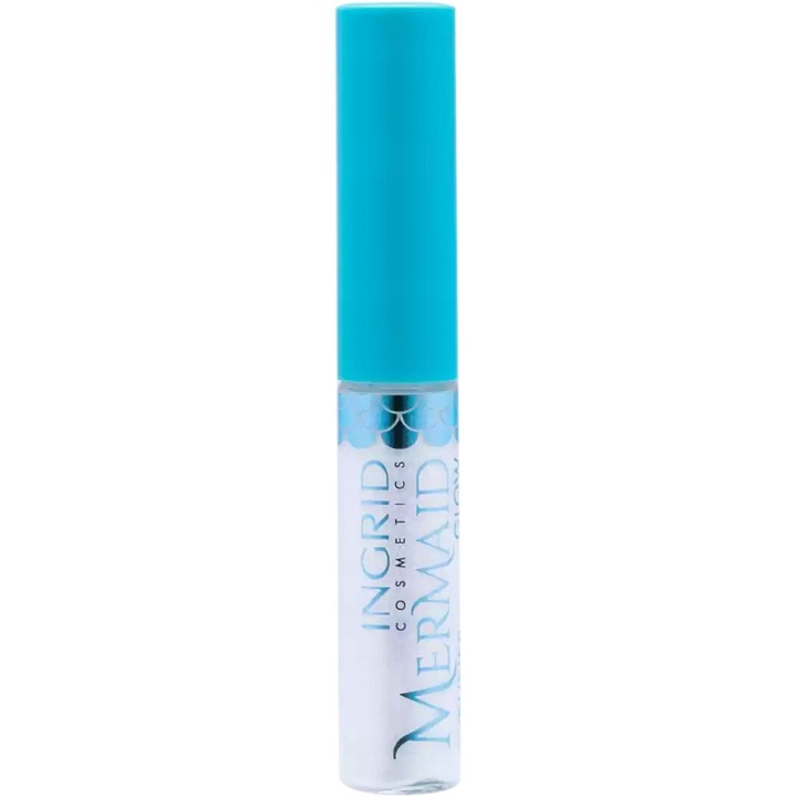Ingrid Mermaid Glow сенки за очи, искрящ ефект, Moonlight, 4,5 мл