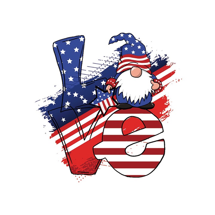 Set stickere decorative multicolore, AMRINUGL, transfer termic, 25x25cm