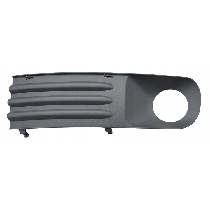 Решетка за фар, лява, съвместима с Volkswagen Transporter T5 2003-2009, пластмасова, черна