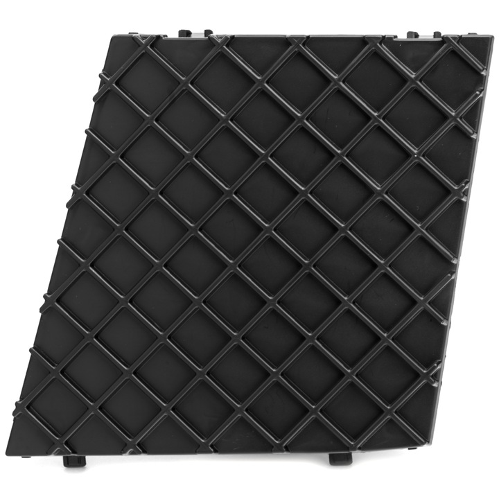 Grila Proiector, Stanga, Compatibil Cu BMW E60/E61 2003-2006 M-Pakiet, Plastic, Negru