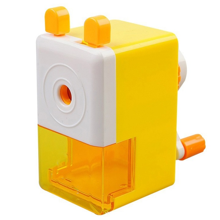 Ascutitoare manuala QttvbTna, plastic, 9x8x4.5cm