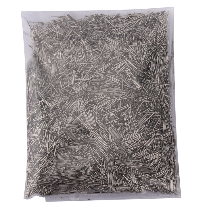 Rozsdamentes acél polírozó tűkészlet, QttvbTna, 0,2mm, 100g