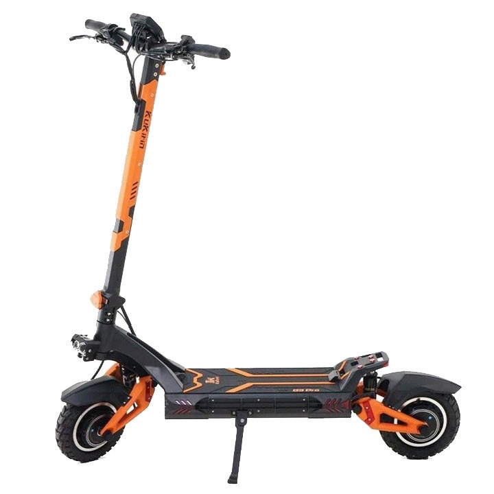 Trotineta electrica KuKirin G3 Pro, pliabil, putere motor 2x 1200 W, autonomie max. 80 Km, viteza maxima 65 Km/h, Acumulator 52V 23.3Ah, Negru