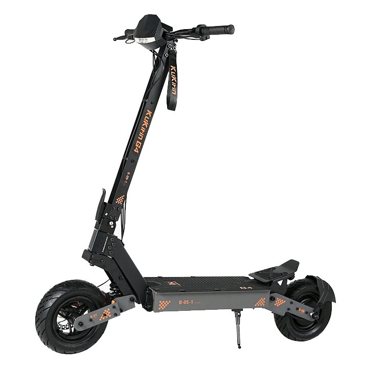 Електрическа тротинетка KuKirin G4, сгъваема, мощност на мотора 2000 W, макс. 75 км, максимална скорост 70 км/ч, батерия 60V 20Ah, черен