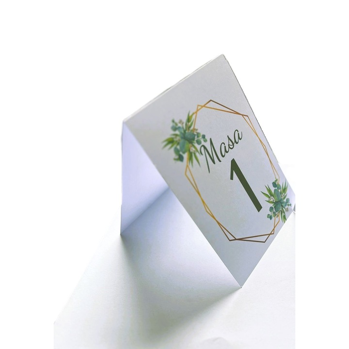 Set numere de masa M8, Carton, Multicolor, 10x15 cm, 20 buc