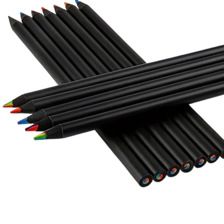 10 db óriás színes ceruza gyerekeknek, szivárvány 7 az 1-ben színekben, rajzoláshoz, vázlatkészítéshez, művészethez