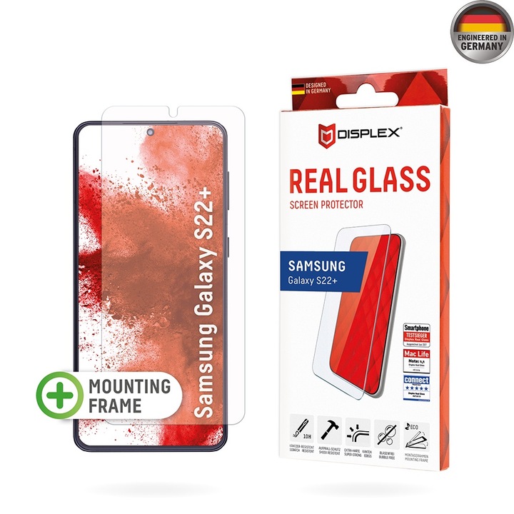 Стъклен Протектор за Samsung Galaxy S22 Plus 5G / S23 Plus - Displex Premium Real Glass - Прозрачен