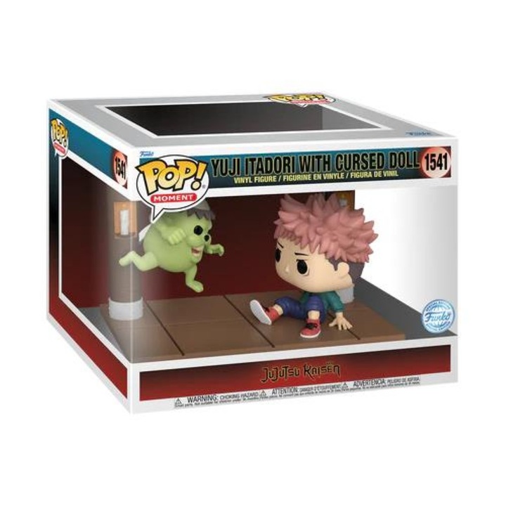 FunKo POP! Yuji Itadori Kaisen Jujutsu moment with the Cursed Doll