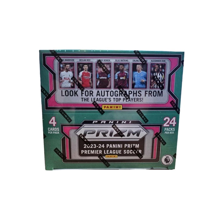 Комплект от 24 колекционерски пакета карти, Panini, Prizm Premier League Soccer 2023-2024