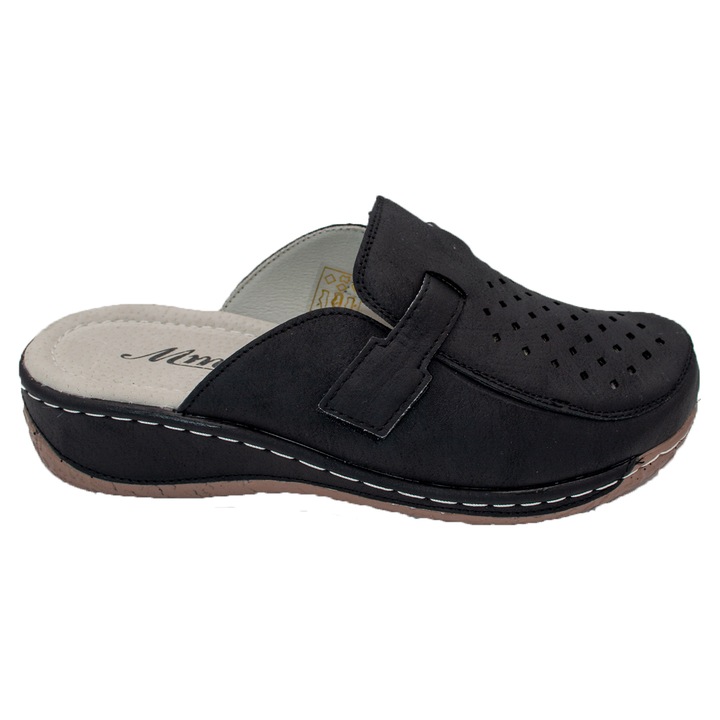 Saboti dama MMM 239, Negru, 39