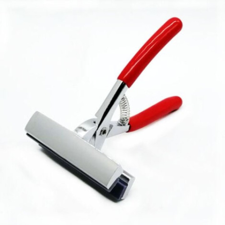 Клещи за опъване на плат QttvbTna, метал и гума, неплъзгаща се дръжка, 12 см