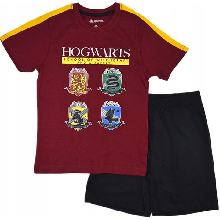 Пижами Harry Potter, Вишнево/Черен