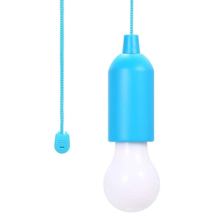 Becuri wireless, cu sfoara, alimentate cu baterie, pentru interior si exterior, rezistent la apa si durabil, instalare usoara, 15.7 x 5.5 cm - HALOGLO