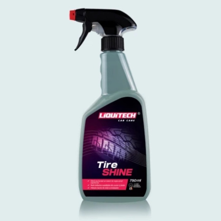 Gumiabroncskarbantartó oldat, Liquitech, Tire Shine, 750 ml