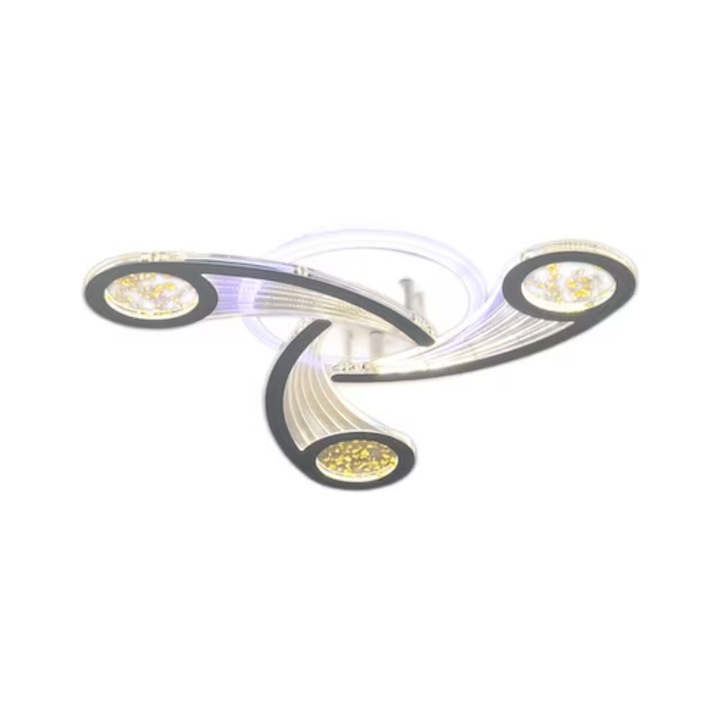 Lustra LED cu telecomanda L8916/3RGB lumina calda, rece lumina naturala si RGB, intensitate reglabila