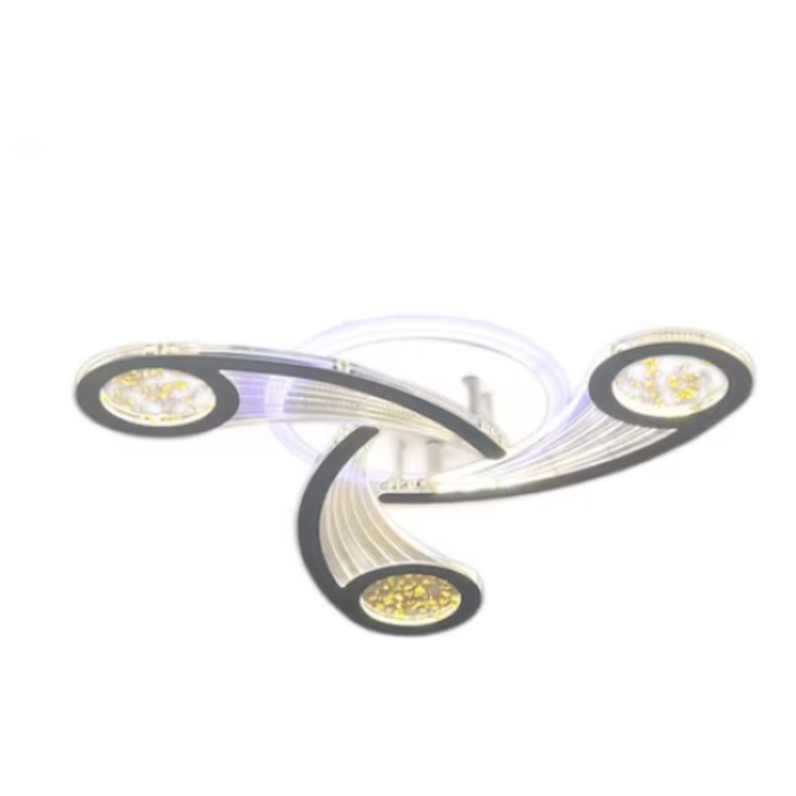 LED полилей с дистанционно L8916/3RGB топла светлина, студена естествена светлина и RGB, регулируем интензитет