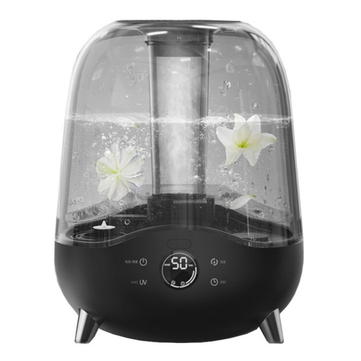 Овлажнител Deerma F327W, 5L, таймер, черен, 22x22x28.5cm