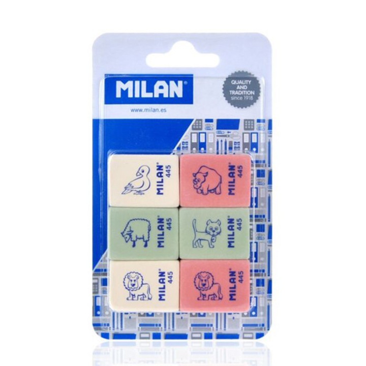 Комплект от 6 гуми MILAN, 31x24x10mm, многоцветни